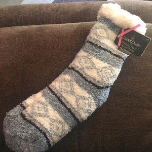 Cuddl Duds Sherpa Lined Lounge Socks
